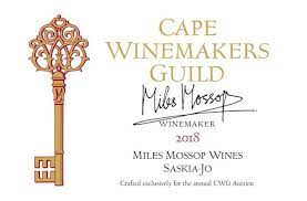 Cape Winemakers Guild (CWG) Miles Mossop Wines Saskia-Jo