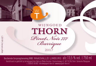 Wijngoed Thorn Pinot Noir 777 Barrique