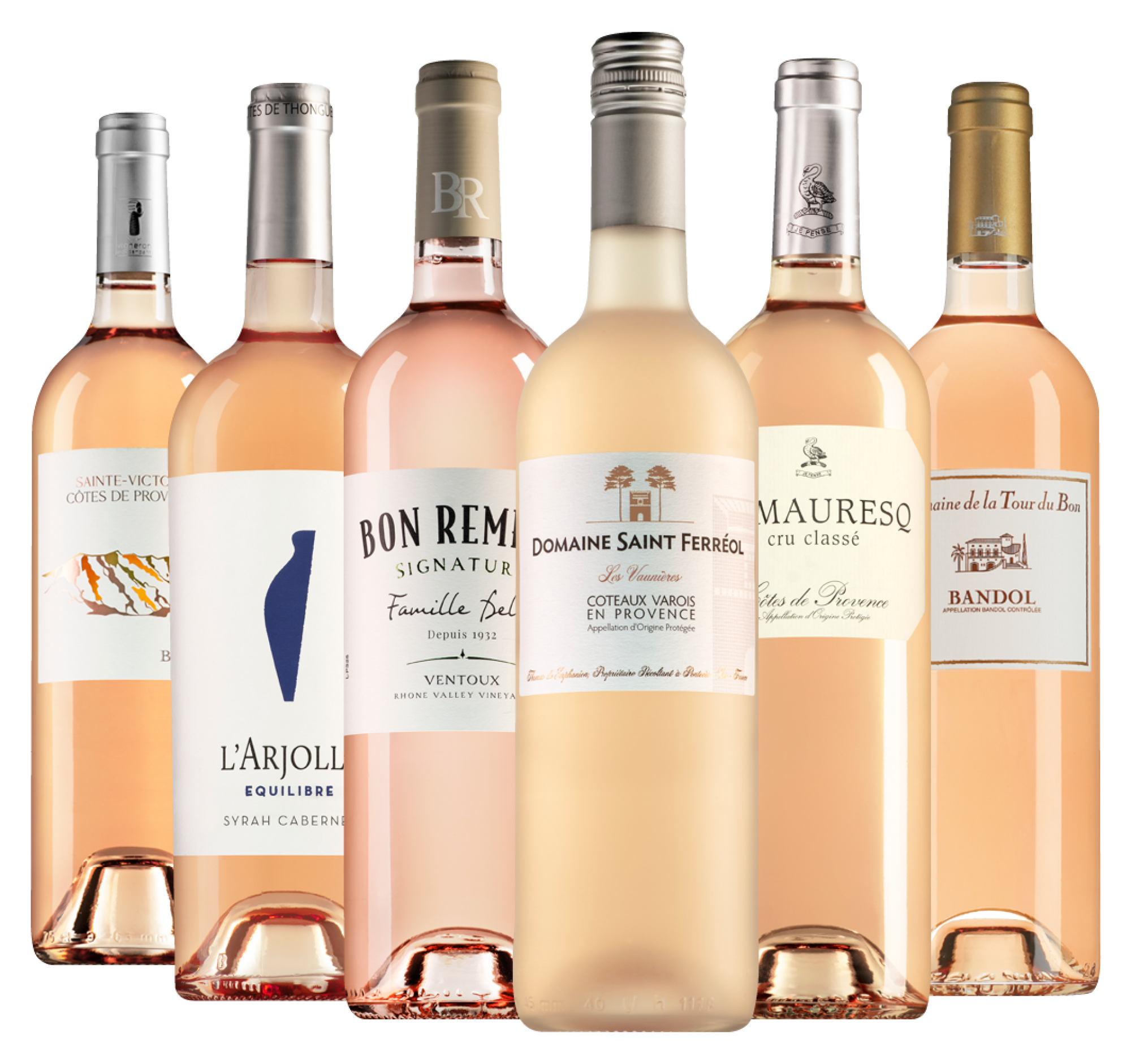 Wijnpakket rosé (6 flessen)