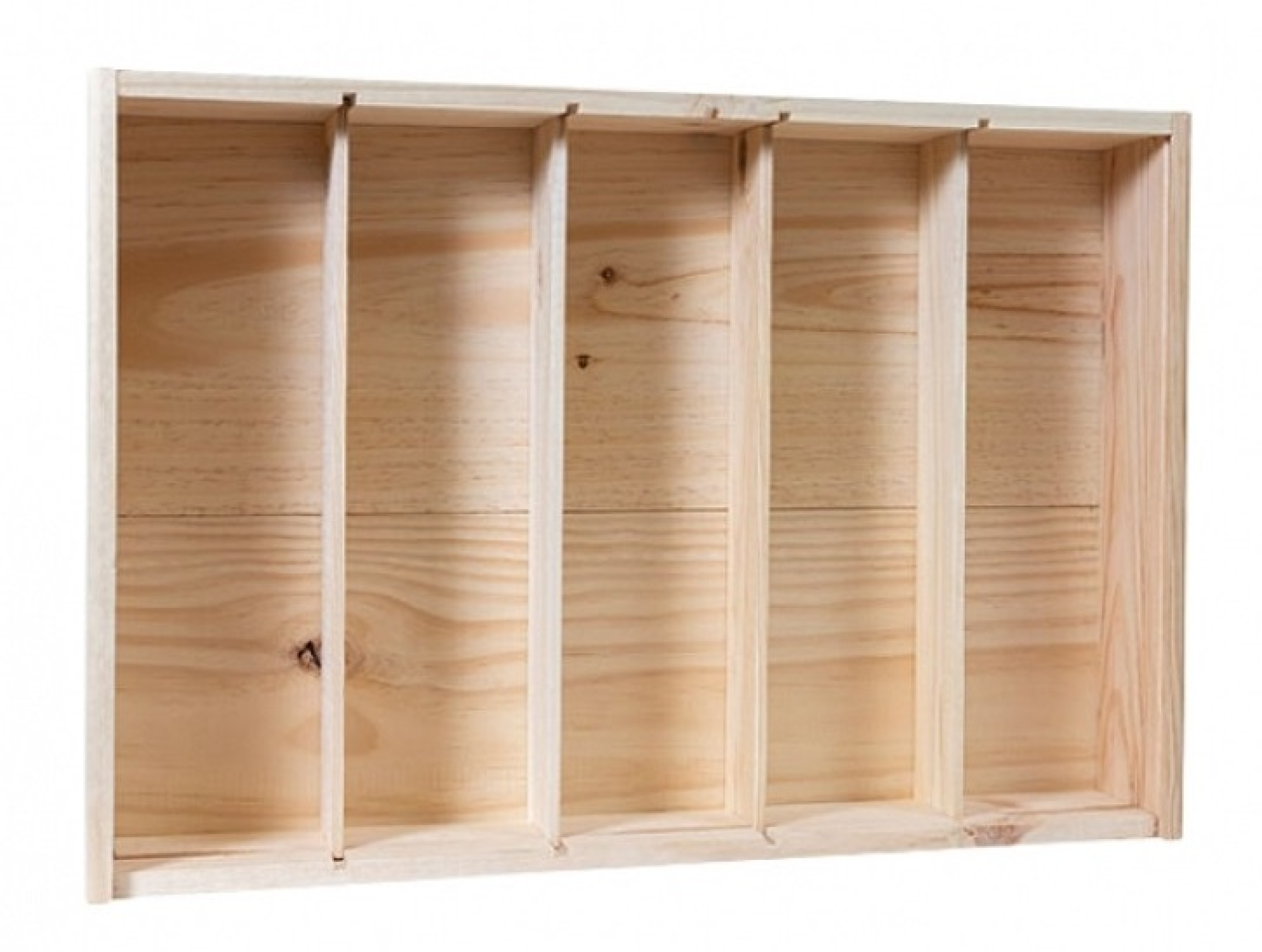 Kado Houten geschenkkist voor 5 flessen (750ml) + wijnomschrijvingen