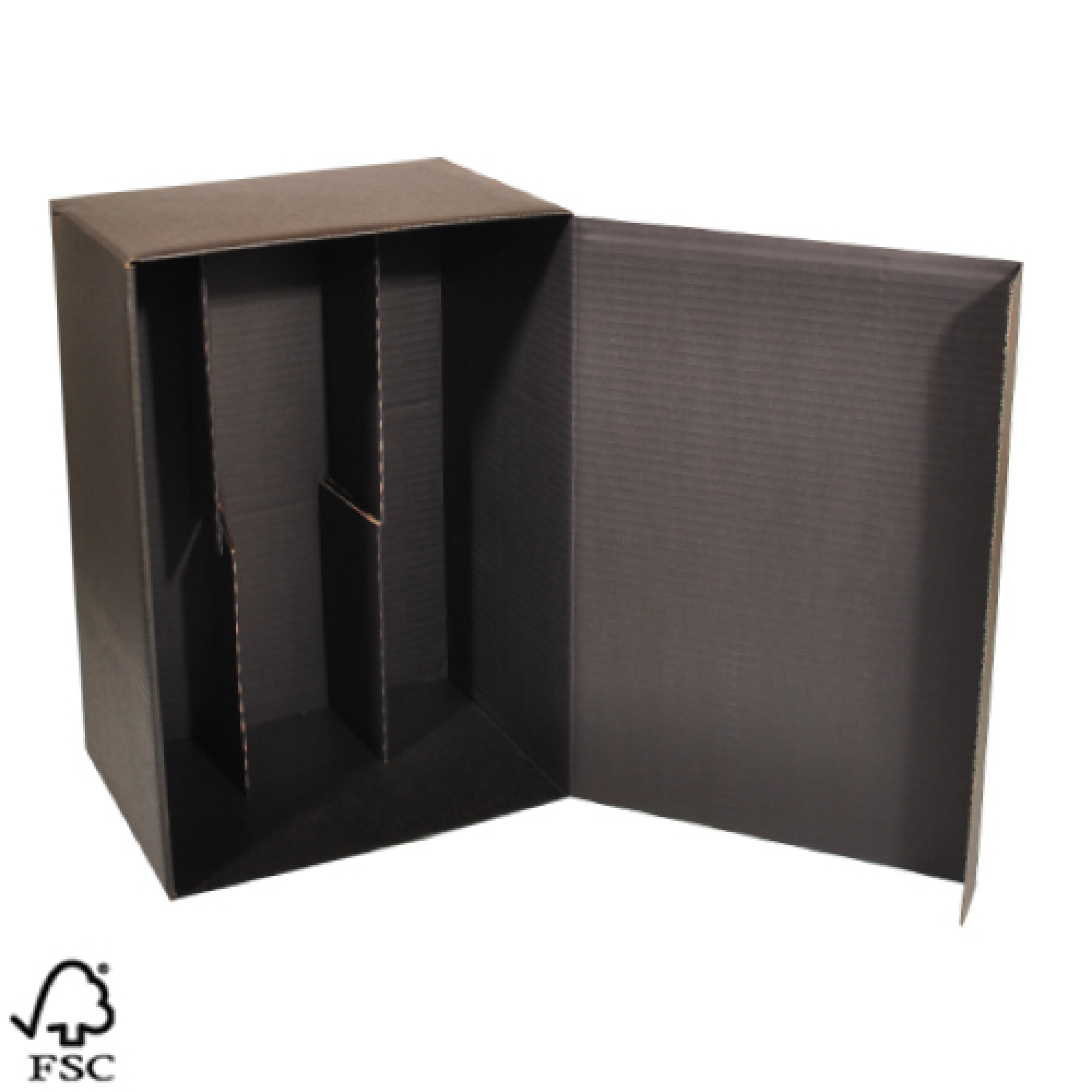 Kadodoos voor 6 flessen + wijnomschrijvingen (niet geschikt voor postverzending)