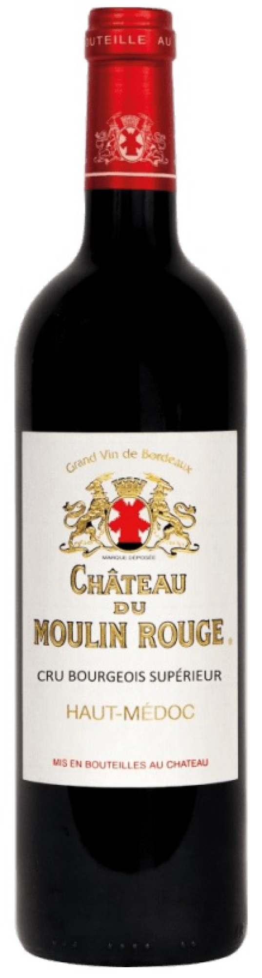 Château du Moulin Rouge - Haut-Médoc ( verpakt bij 6 flessen in een châteaukist.)