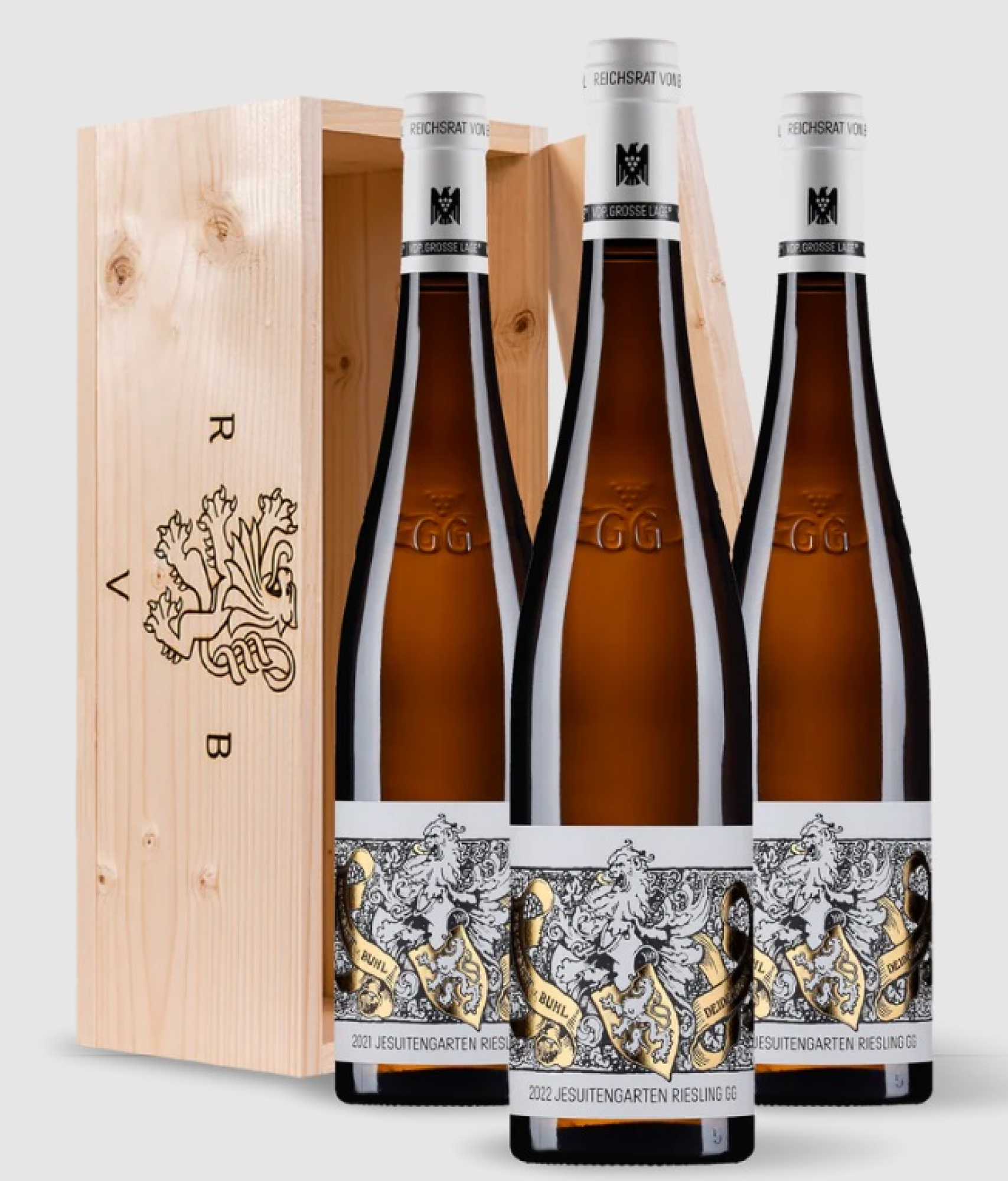 Reichsrat von Buhl Pfalz Jahrgangpakket Weine GG ( 6 flaschen im Koffer 2017 )