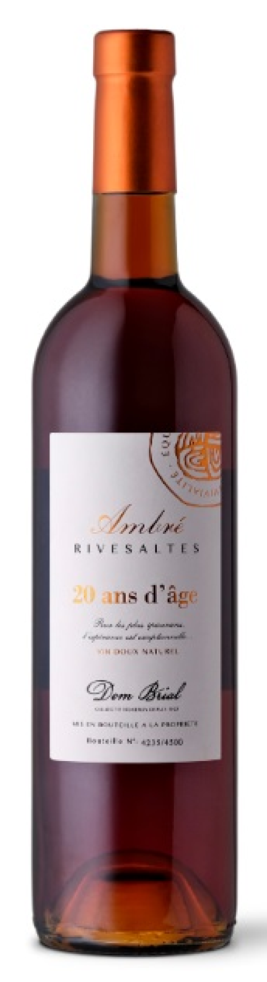 Domaine Brial Rivesaltes Ambré 20 year's Old