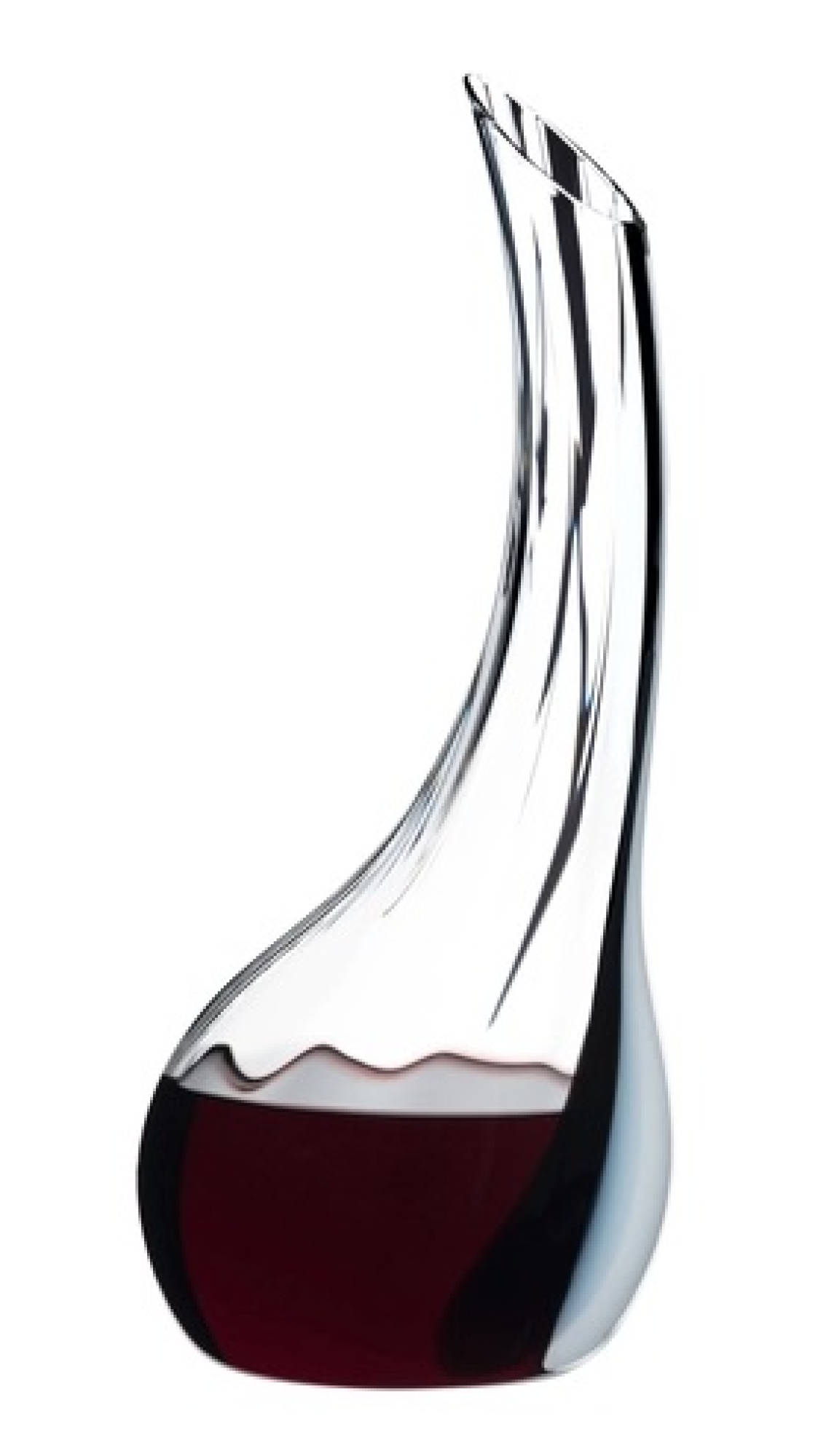 Riedel Decanter Cornetto Single Fatto A Mano Black/White/Black Optical  ( 1977/00 )