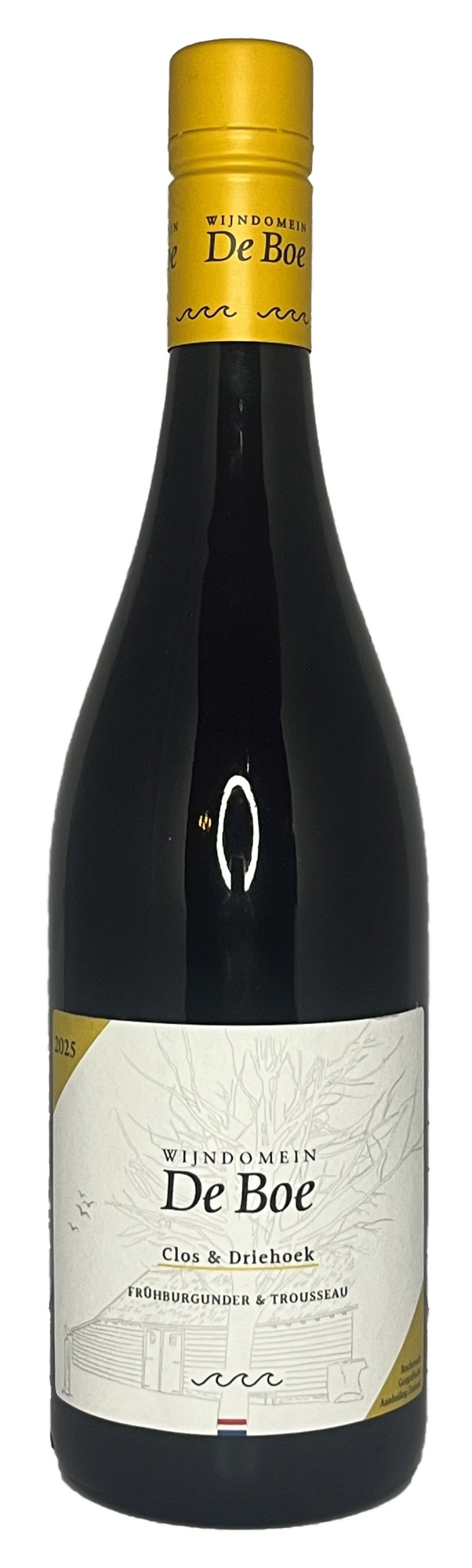 Wijndomein De Boe Zeeland Clos en Driehoek Frühburgunder-Trousseau