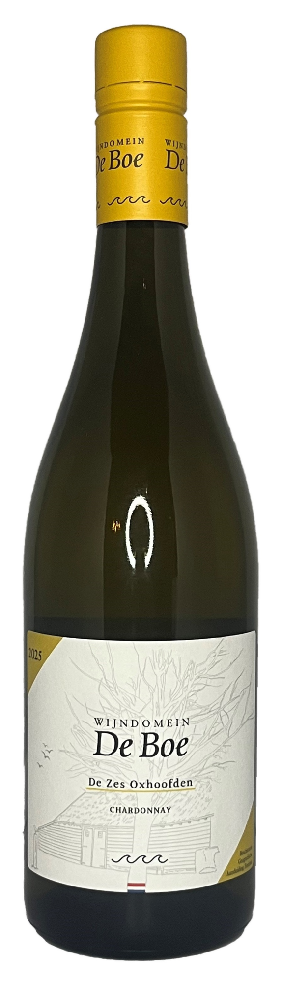 Wijndomein De Boe Zeeland De Zes Oxhoofden Chardonnay