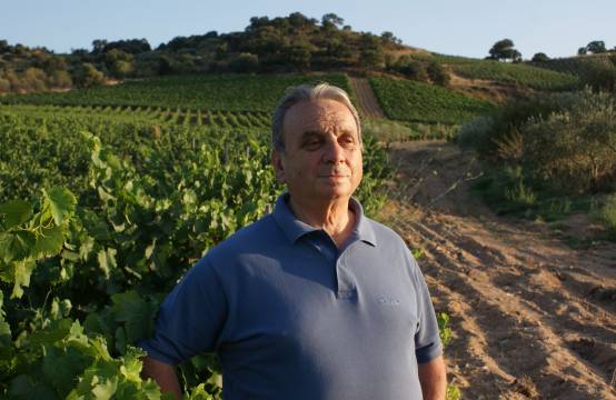 Eigenaar en wijnmaker Giuseppe Gabbas